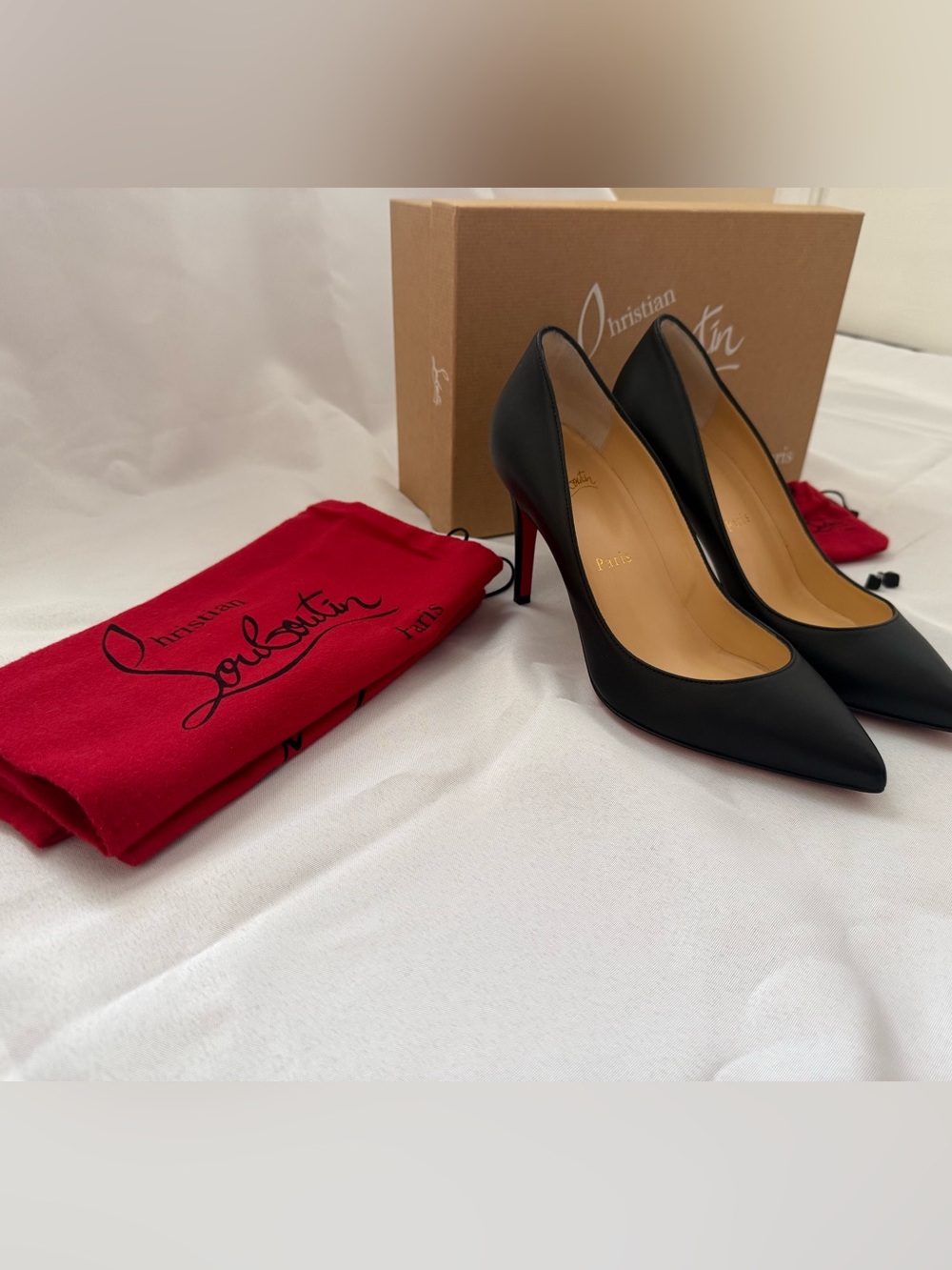 Christian Louboutin Pigalle 85 Nappa Black Size 37